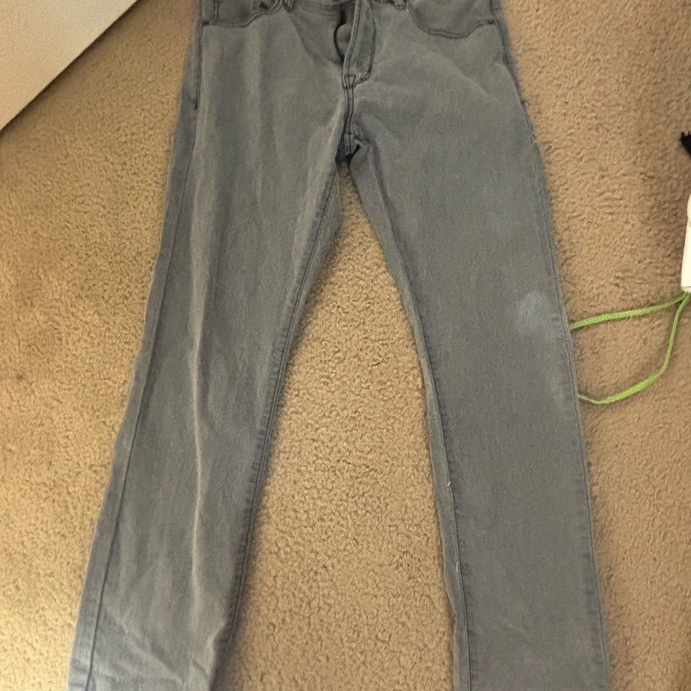 Men's Classic Gray Skinny Jeans
